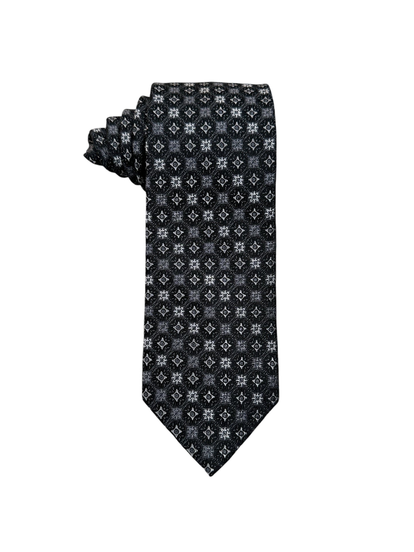 Piattelli Collection - Black and Silver Snow Flower