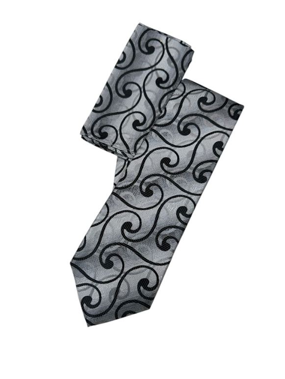 Silk Touch - Gray & Black Swirl