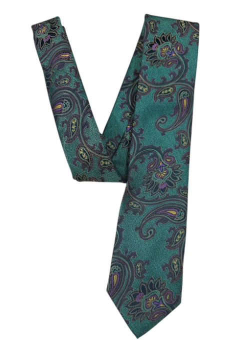 Silk Touch - Persian Green Paisley