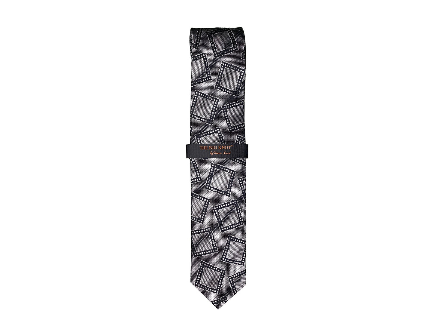Steven Land Collection - "The Big Knot" - Black & White Mosaic Medallion