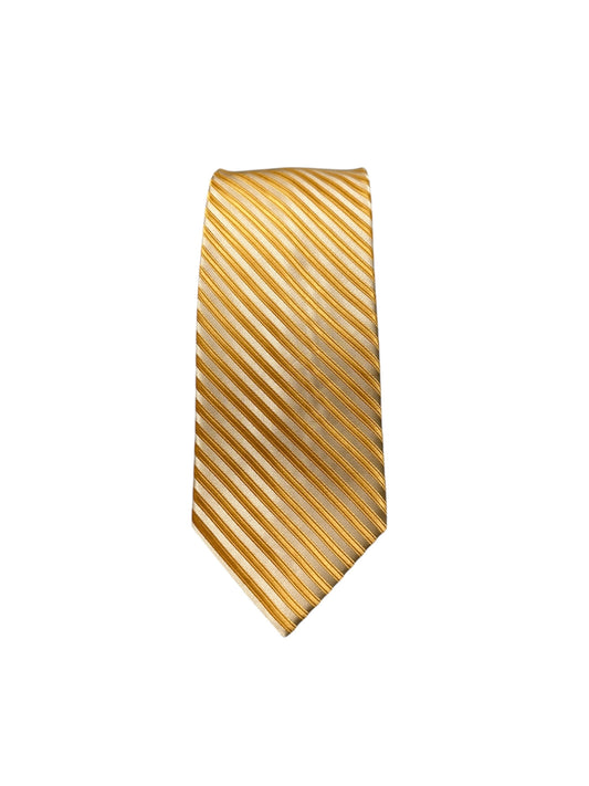 Designer Tie - Yellow Stripe